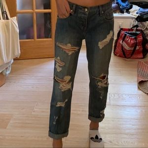 Free People boyfriend jeans